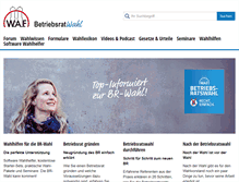 Tablet Screenshot of betriebsratswahl.de
